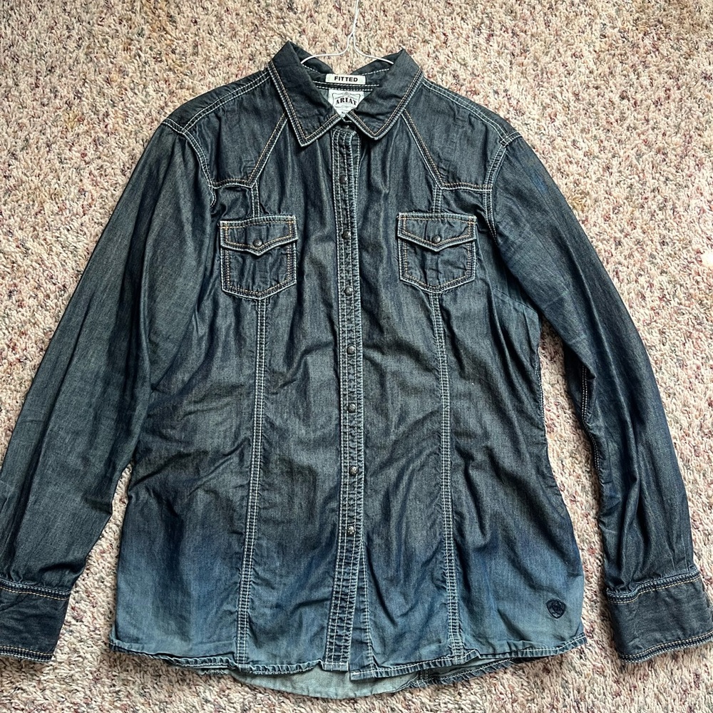 Ariat Women's Denim Button Down Shirt